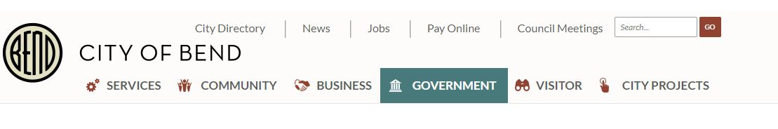 City of bends navigation